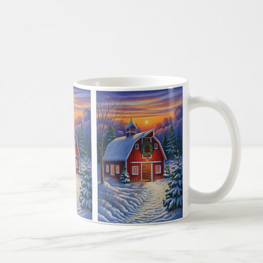 Red Barn Coffee Mok (Rechts)