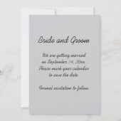 Red Barn Country Weddenschap Save the Date (Achterkant)