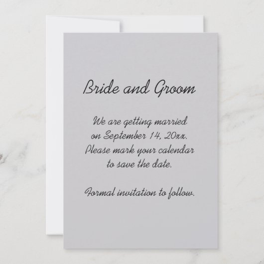 Red Barn Country Weddenschap Save the Date (Achterkant)