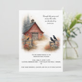 Red Barn Crows Farm Family Reunion | Kaart (Staand voorkant)