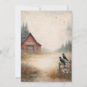 Red Barn Crows Farm Family Reunion | Kaart (Achterkant)