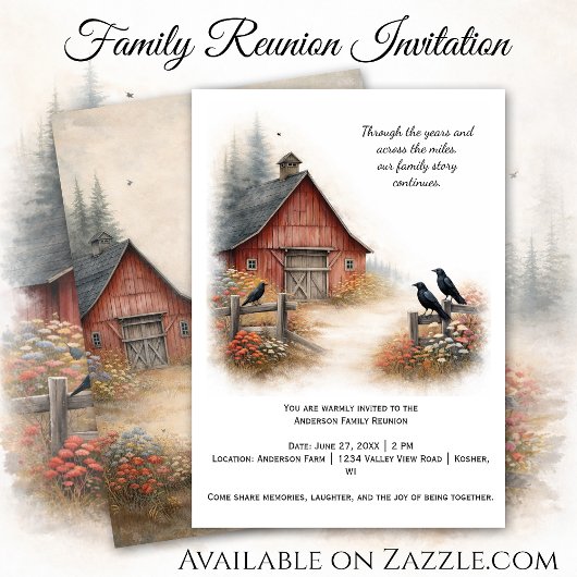 Red Barn Crows Farm Family Reunion | Kaart