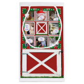 Red Barn deur Aangepast 8 of 16 fototas Klein Cadeauzakje (Achterkant)