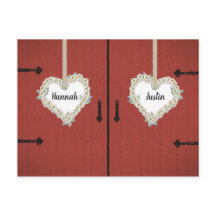 Red Barn en Daisies Country Wedding Bewaar de datu