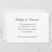 Red Barn en het Noord-Franse huwelijk sparen de Da Kaart (Achterkant)