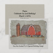 Red Barn en Silo Kaart (Voorkant / Achterkant)