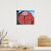 Red Barn Foto Poster (Keuken)