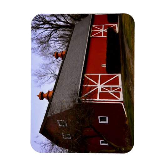 Red Barn Magneet (Verticaal)