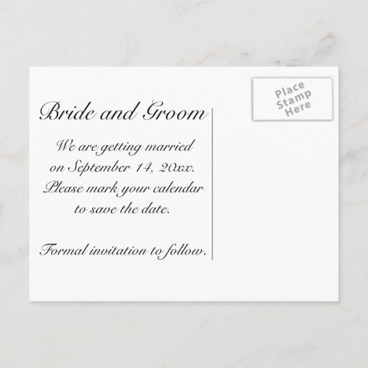 Red Barn met hek country Weddenschap Save the Date Aankondigingskaart (Achterkant)