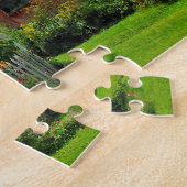 Red Barn op zondagse puzzel Legpuzzel (Zijkant)