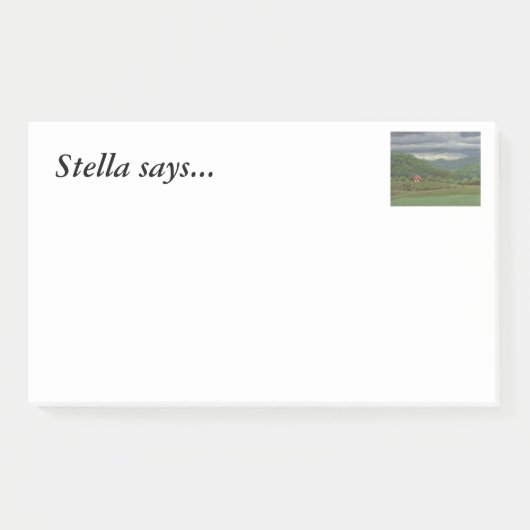 Red Barn Post-it® Notes (Voorkant)