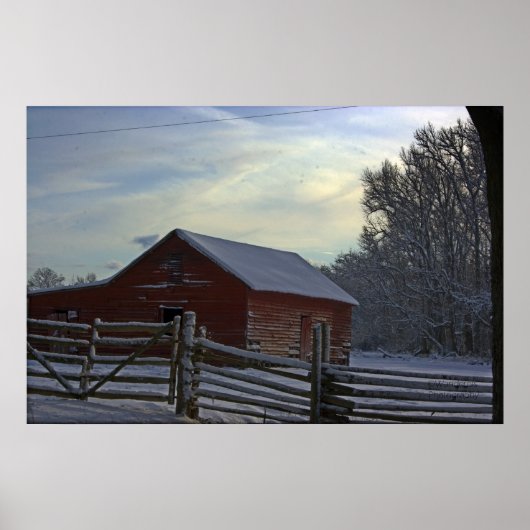 Red Barn Print (Voorkant)