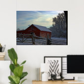 Red Barn Print (Thuiskantoor)