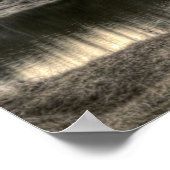 Red Barn Reflection in Water HDR Foto Poster (Hoek)