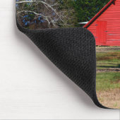 Red Barn Shed mousepad Muismat (Hoek)