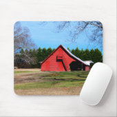 Red Barn Shed mousepad Muismat (Met muis)
