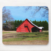 Red Barn Shed mousepad Muismat (Voorkant)