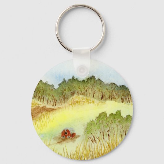 Red Barn Sleutelhanger (Voorkant)