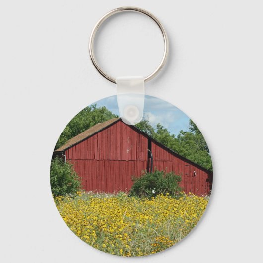 Red Barn Sleutelhanger (Voorkant)