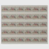 Red Barn & Two Buggies Cadeaupapier (Vlak)