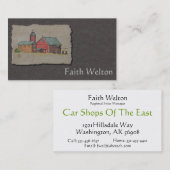 Red Barn & Two Buggies Visitekaartje (Voorkant / Achterkant)