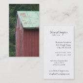 Red Barn Visitekaartje (Voorkant / Achterkant)