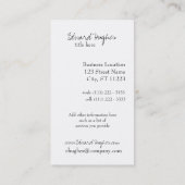 Red Barn Visitekaartje (Achterkant)