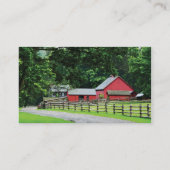 Red Barn Visitekaartje (Achterkant)