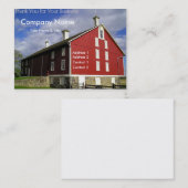 Red Barn Visitekaartje - Dank u wel (Voorkant / Achterkant)