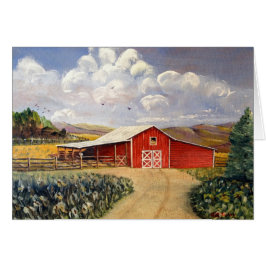 Red Barn West Virginia Boerderij Fine Art Painting