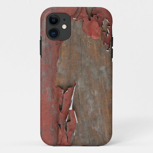  Red Barn Wood Hoesje-Mate iPhone Case (Achterkant)