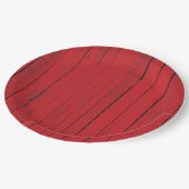 Red Barn Wood Siding Farmhouse Papieren Bordje (Gekanteld)