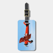 Red Baron Bi Plane Bagagelabel (Voorkant verticaal)