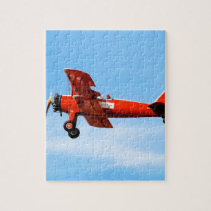 Red Baron Bi Plane Legpuzzel