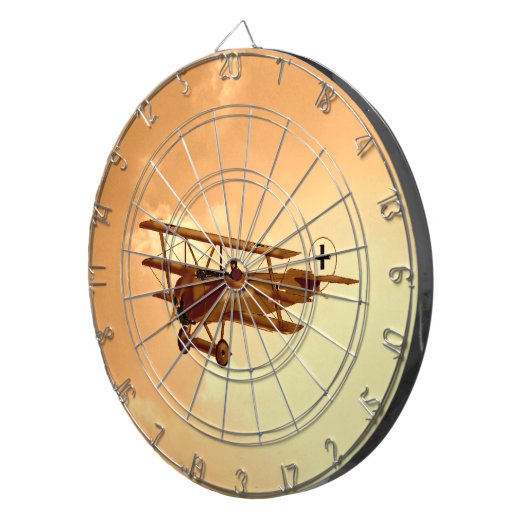 Red Baron Dart Board Dartbord (Voorkant Rechts)