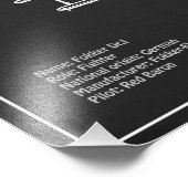 Red Baron Fokker Dr.1 - Vliegtuigblauwdruk PD Foto Afdruk (Hoek)