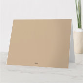 Red Baron Fokker Dr.1 - Vliegtuigblauwdruk SD Bedankkaart (Achterkant)