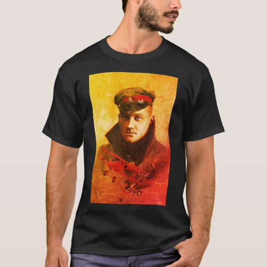 Red Baron Mannen T-shirt (Voorkant)