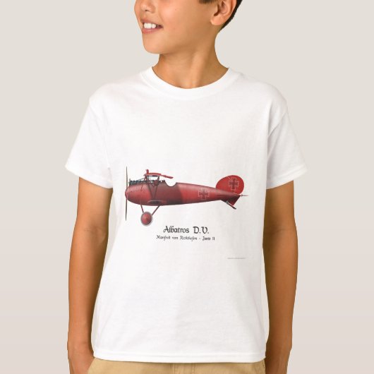 Red Baron ook bekend als Manfred von Richthofen en T-shirt (Voorkant)