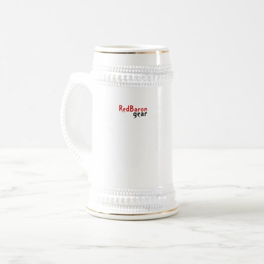 Red Baron Portrait Mok met RedBaron Gear logo teru (Voorkant links)
