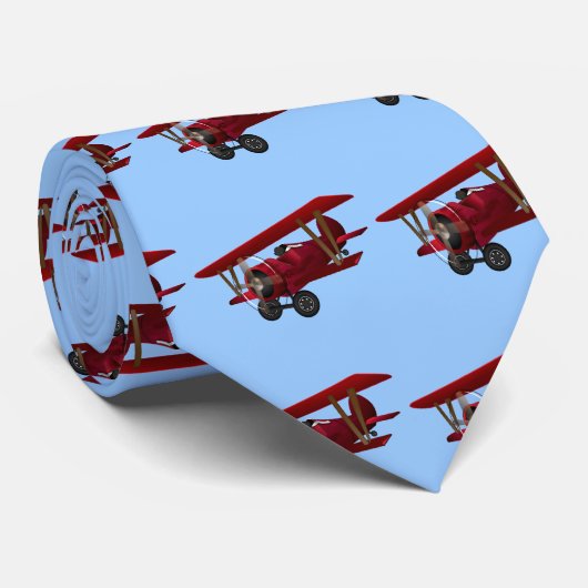 Red Baron Stropdas (Opgerold)