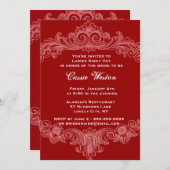 Red Baroque Damight Out Kaart (Voorkant / Achterkant)