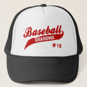 Red Baseball GRANDPARENT Trucker Pet (Voorkant)