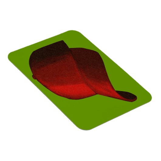 RED BASEBALL HAT PET GRAPHIC MAGNEET (Rechterzijde)