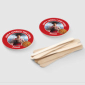 Red Basketball Player Photo High School Spirit Handwaaier (Niet-gemonteerd)