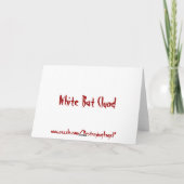Red Bat Cloud Halloween Kaart (Achterkant)