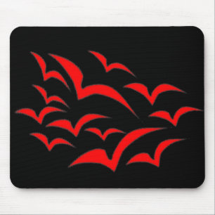 Red Bat Cloud Kinder Mousepad Muismat