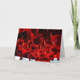 Red Bauble Christmas Cards Kaart