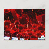 Red Bauble Postcards Briefkaart (Voorkant)