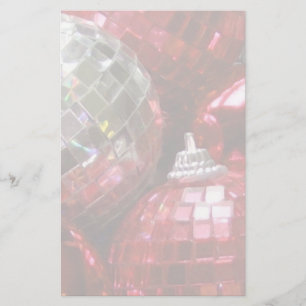 Red Baubles bleek Briefpapier
